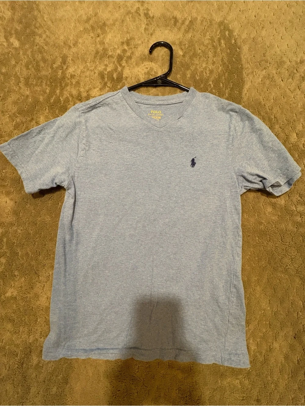 Polo by Ralph Lauren Navy and Royal Blue Striped Tee